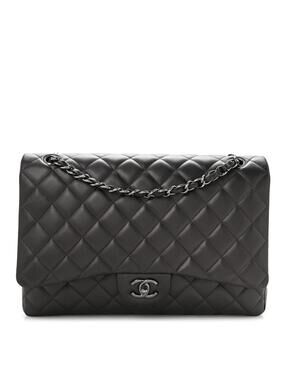 Chanel Metallic Lambskin Quilted Maxi #320903C48B